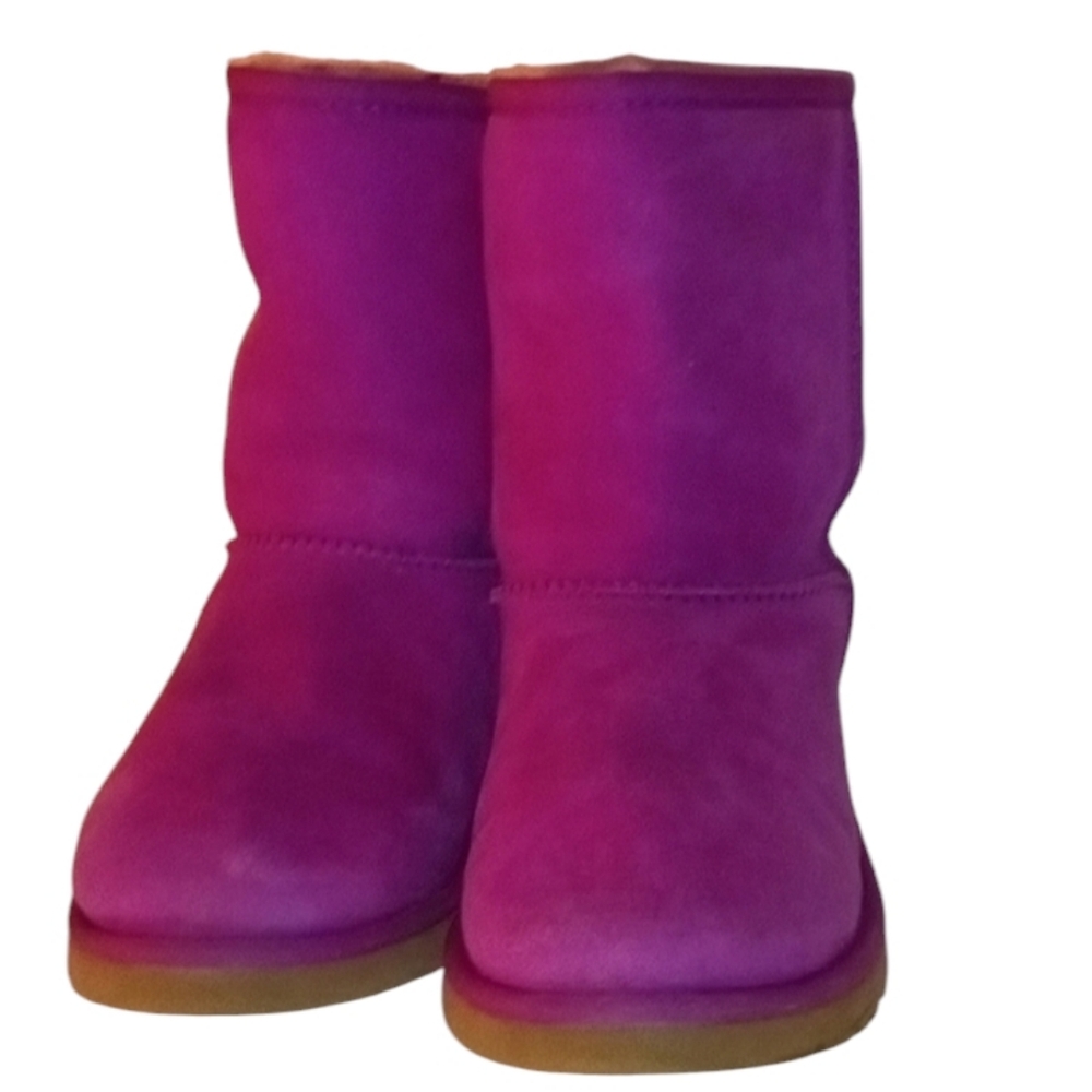 Ugg Boots *Rare* Raspberry With Raspberry Fleece … - image 7